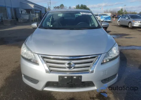 2015 Nissan Sentra S из США, поврежденный, VIN 3N1AB7AP5FY374334